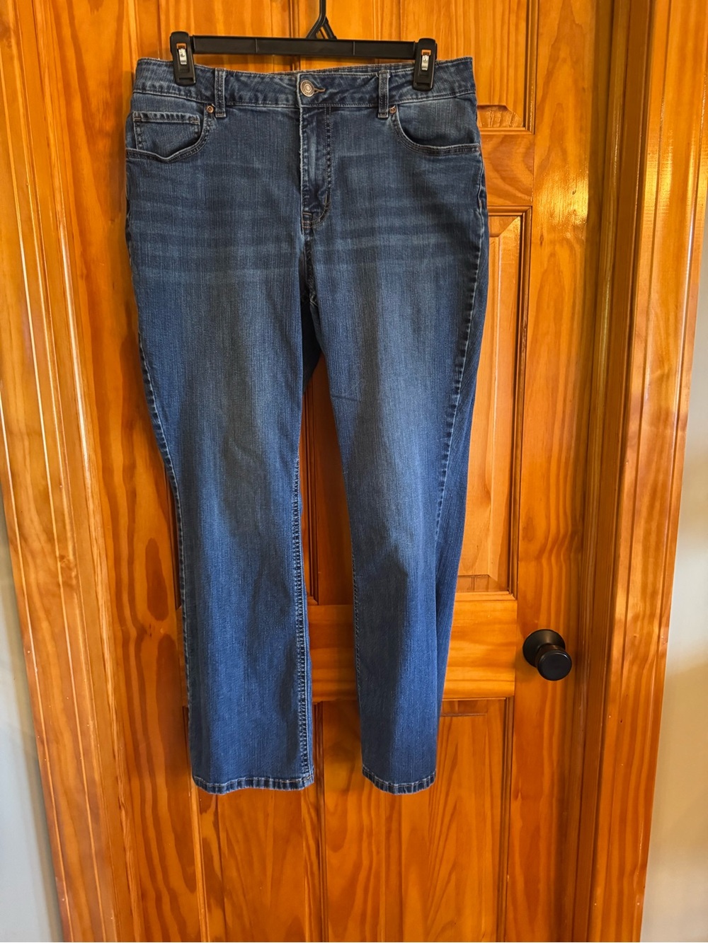 Maurice’s Classic Women's Straight-Leg Jeans in Dark Blue